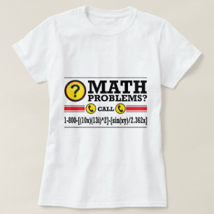 Wiskunde Tutoring Humor Cadeaus T-shirt