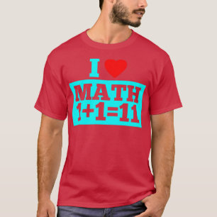 wiskunde uit de liefde 9 t-shirt