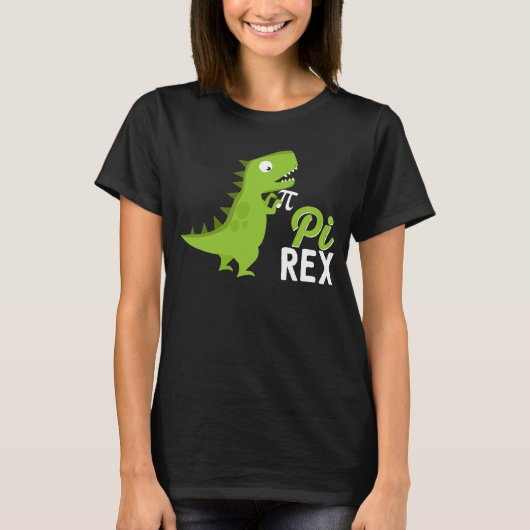 Wiskunde Uitrusting Dinosaur Pi Rex 3 14 Algebra T-shirt (Voorkant)