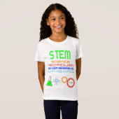 Wiskunde van STEM Science Technology Engineering T-shirt (Voorkant volledig)