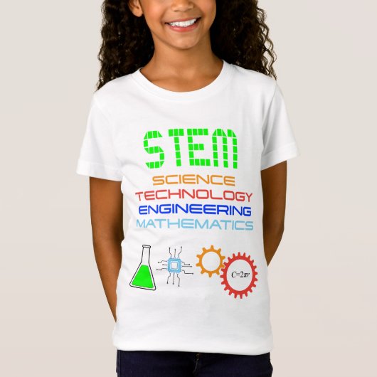 Wiskunde van STEM Science Technology Engineering T-shirt (Voorkant)