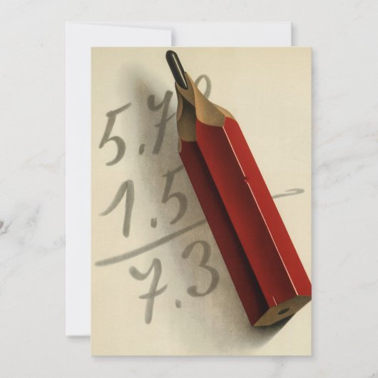 Wiskunde Vergelijking met Rood Potlood,  Business (Voorkant)