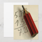 Wiskunde Vergelijking met Rood Potlood,  Business (Voorkant / Achterkant)