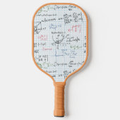 Wiskunde-vergelijkingspatroon Pickleball Paddle (Achterkant)