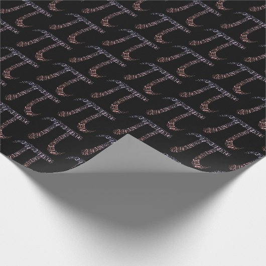 Wiskunde Verloop Pi-symbool | Fijne i-dag Cadeaupapier (Hoek)