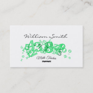 Wiskunde Visitekaartje leraar