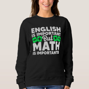 Wiskunde voor Mannen Vrouwen Student Pun Mathemati Trui