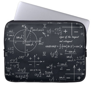 Wiskunde wetenschapper laptop sleeve
