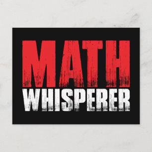 Wiskunde Whisperer-Briefkaarten Briefkaart