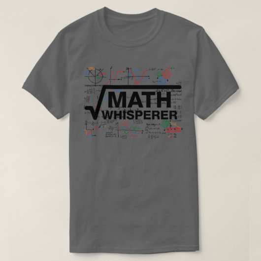 Wiskunde Whisperer T-shirt (Design voorkant)