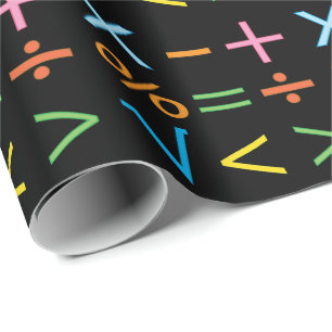 Wiskunde Wiskunde Symbool Wiskunde Cadeaupapier