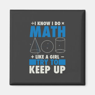 Wiskunde Wiskunde Teacher Pun Gift Magneet