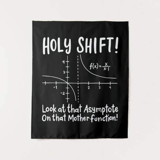 Wiskunde wiskunde wandkleed (Voorkant)