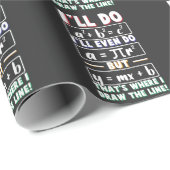 Wiskunde wiskunde wetenschappen nerd Formule pi da Cadeaupapier (Rol Hoek)