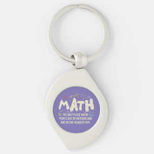 Wiskunde wiskunde Wiskunde leraar cadeau Sleutelhanger