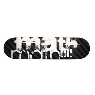 Wiskunde; zwarte en donkergrijze strepen skateboard