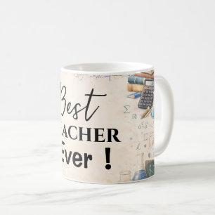 Wiskundeleraar Bedankt Beker Koffiemok