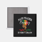 Wiskundeleraar Black History Month verbreekt elke Magneet (Voorkant / Achterkant)