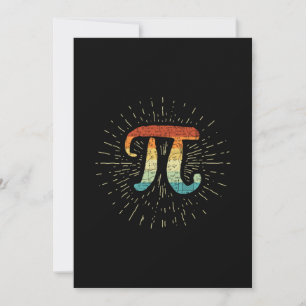 Wiskundeleraar Cute Pi Kaart