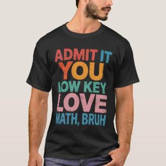Wiskundeleraar Grappig meisje T-shirt
