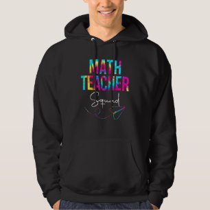 Wiskundeleraar Tie Dye Terug naar school Waarderin Hoodie