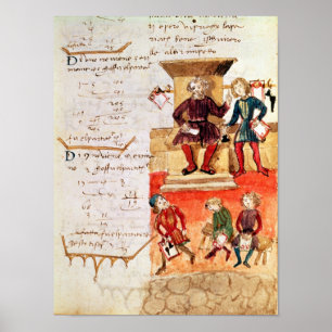 wiskundeles, van een wiskundige treatie poster