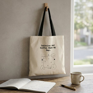 Wiskundeliefhebber & KoffieLiefhebber Dagelijkse Tote Bag