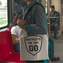 Wiskundestudent onderweg Cool Wiskunde Leraren Cad Tote Bag