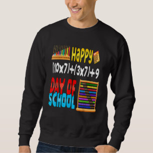 Wiskundig formule 100 dagen schoolshirt voor leraa trui