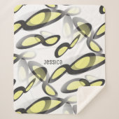 Wiskundig infiniteitssymbool in grafisch ontwerp sherpa deken (Voorkant)