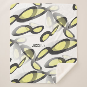 Wiskundig infiniteitssymbool in grafisch ontwerp sherpa deken