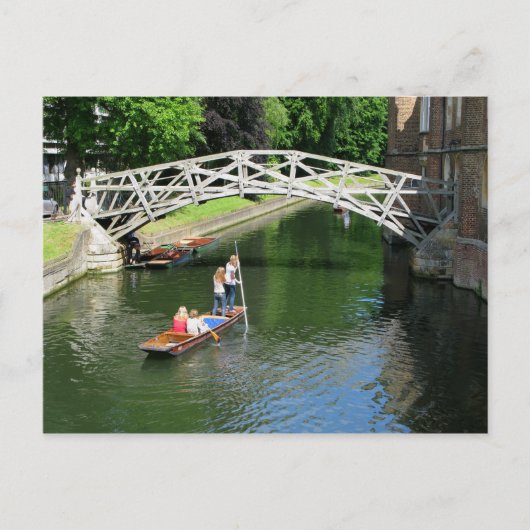 Wiskundige brug, Cambridge Briefkaart (Voorkant)
