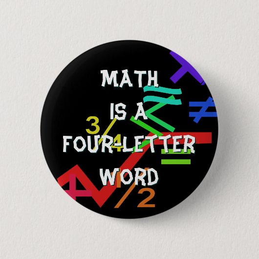 Wiskundige Button (Voorkant)
