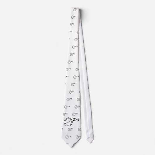 Wiskundige definitie van Pi Stropdas (Voorkant)