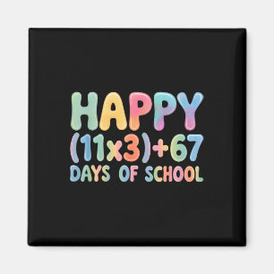 Wiskundige formule 100 dagen school grappig 67 mem magneet