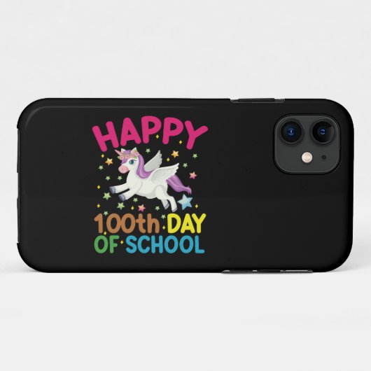 Wiskundige formule 100 dagen school grappige wisku Case-Mate iPhone case (Achterkant (horizontaal))