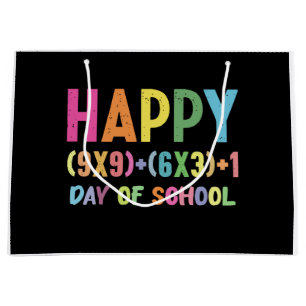 Wiskundige formule 100 dagen school grappige wisku groot cadeauzakje
