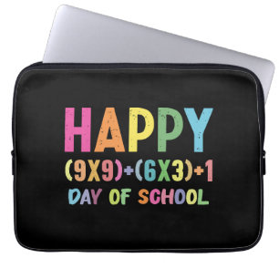 Wiskundige formule 100 dagen school grappige wisku laptop sleeve