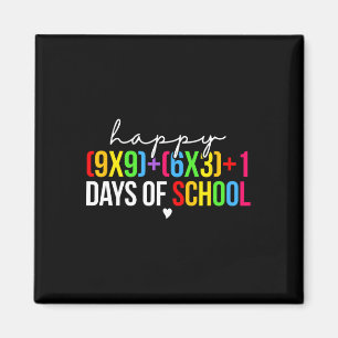 Wiskundige formule 100 dagen school grappige wisku magneet