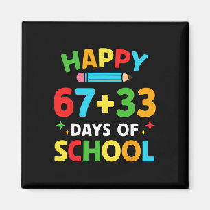 Wiskundige formule 100 dagen school grappige wisku magneet