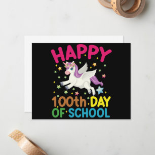 Wiskundige formule 100 dagen school grappige wisku notitiekaartje