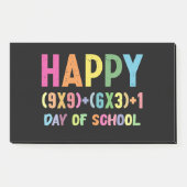 Wiskundige formule 100 dagen school grappige wisku post-it® notes (Voorkant)