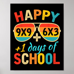 Wiskundige formule 100 dagen school grappige wisku poster