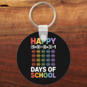 Wiskundige formule 100 dagen school grappige wisku sleutelhanger (Voorkant)