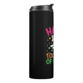 Wiskundige formule 100 dagen school grappige wisku thermosbeker (Gedraaid links)