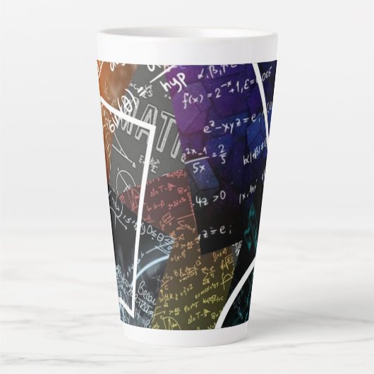 Wiskundige formule Latte-Mok Latte Mok (Voorkant)