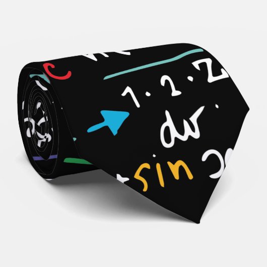 wiskundige formule stropdas (Opgerold)