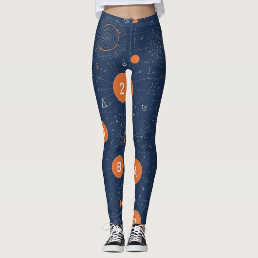 Wiskundige formules leggings (Voorkant)