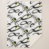 Wiskundige infiniteitssymbool Lemniscate Abstract Sherpa Deken (Voorkant)