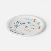 wiskundige papieren bordje (Gekanteld)